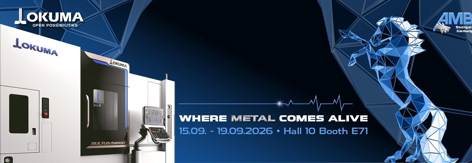 OKUMA CNC-koneet AMB messuilla